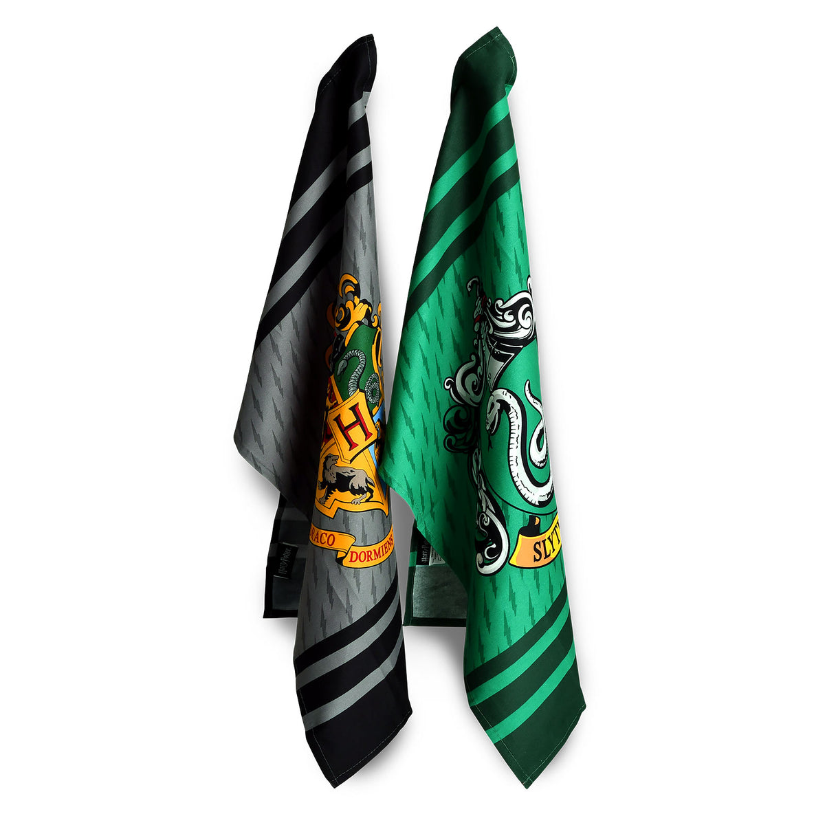 Zdjęcie produktu Harry Potter - Zestaw ręczników kuchennych Slytherin & Hogwarts