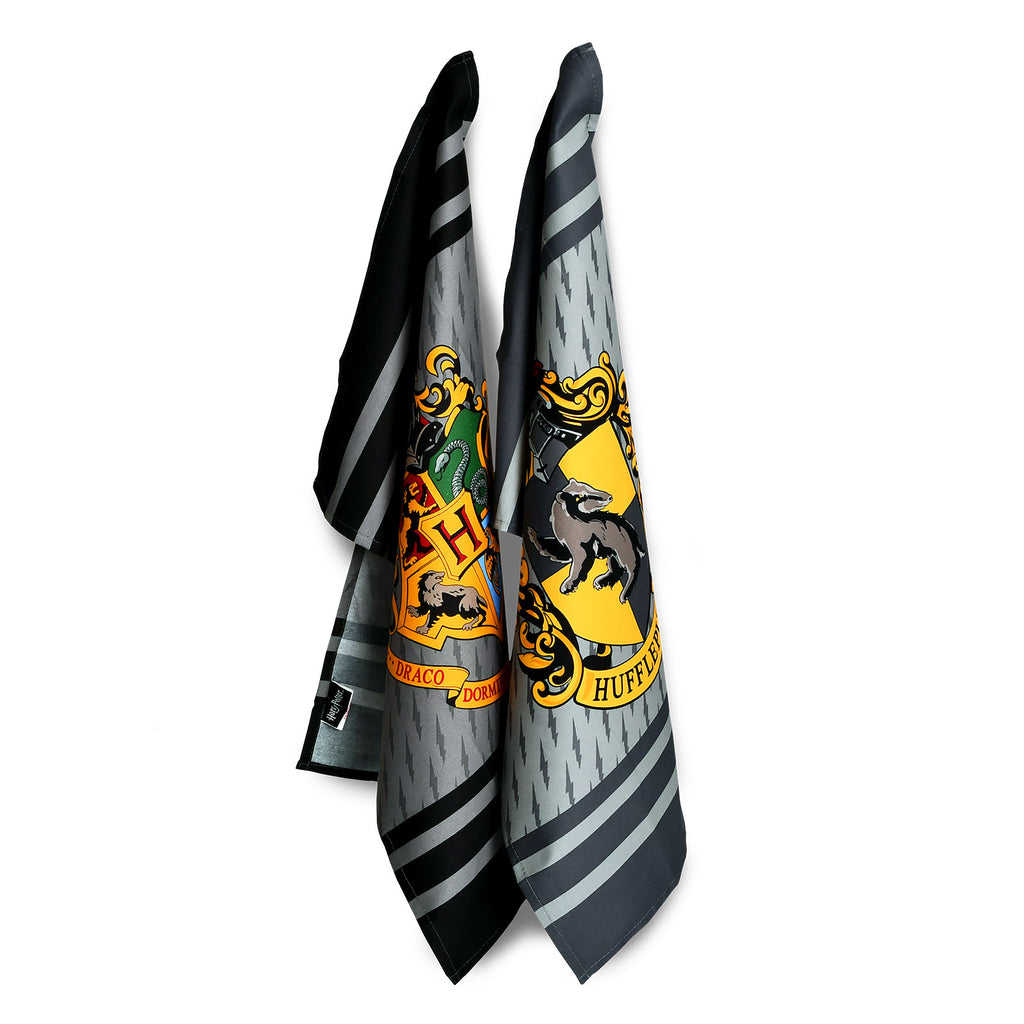 Zdjęcie produktu Harry Potter - Zestaw ściereczek kuchennych Hufflepuff & Hogwarts