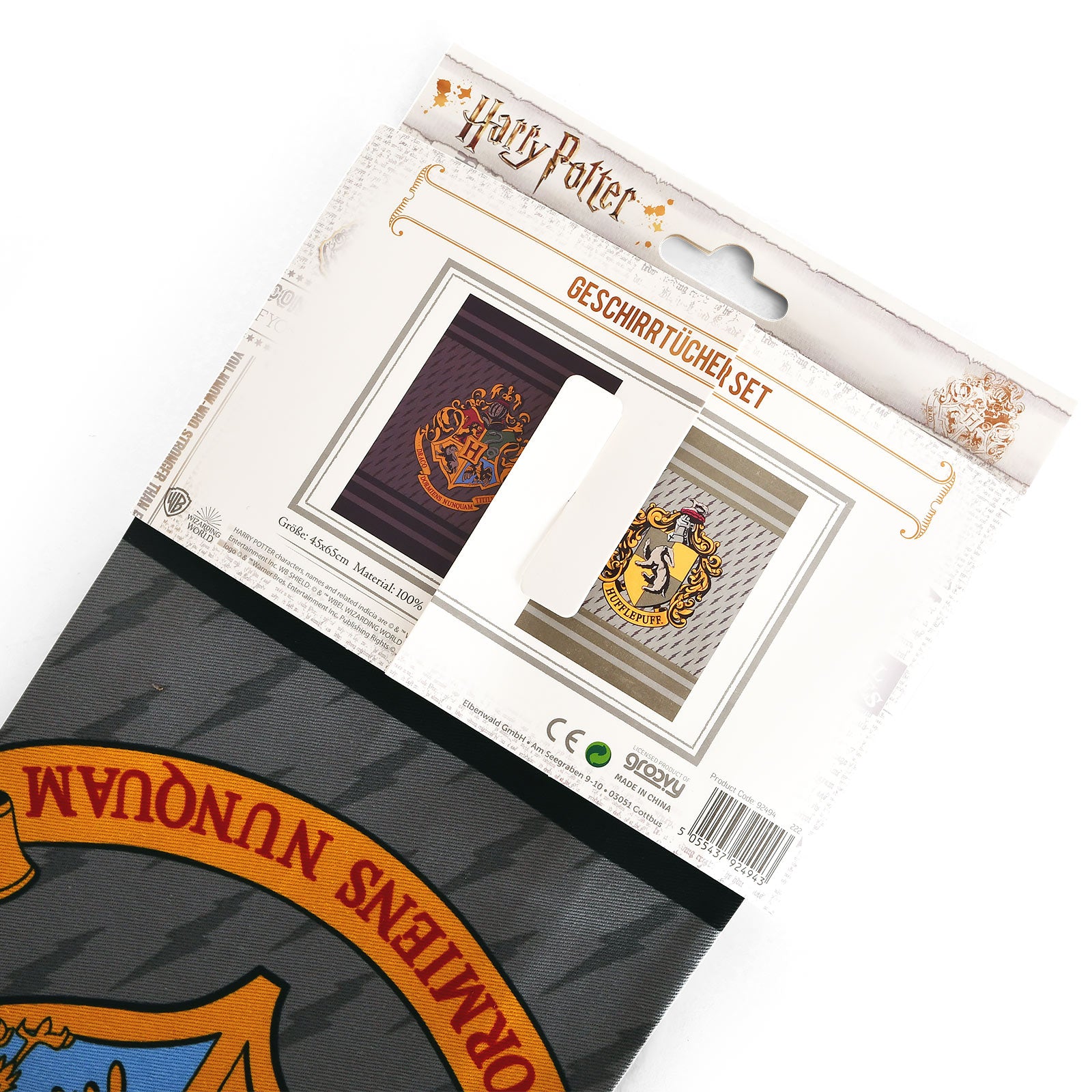 Zdjęcie produktu Harry Potter - Zestaw ściereczek kuchennych Hufflepuff & Hogwarts