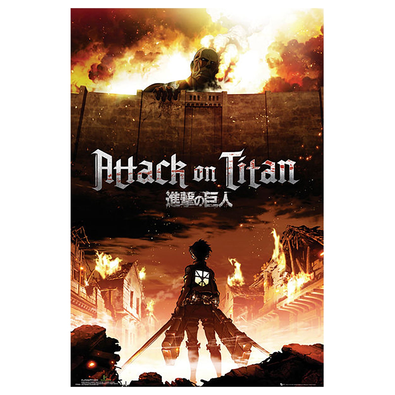 Product image Attack on Titan - Eren Jaeger vs. Colossal Titan Maxi Poster