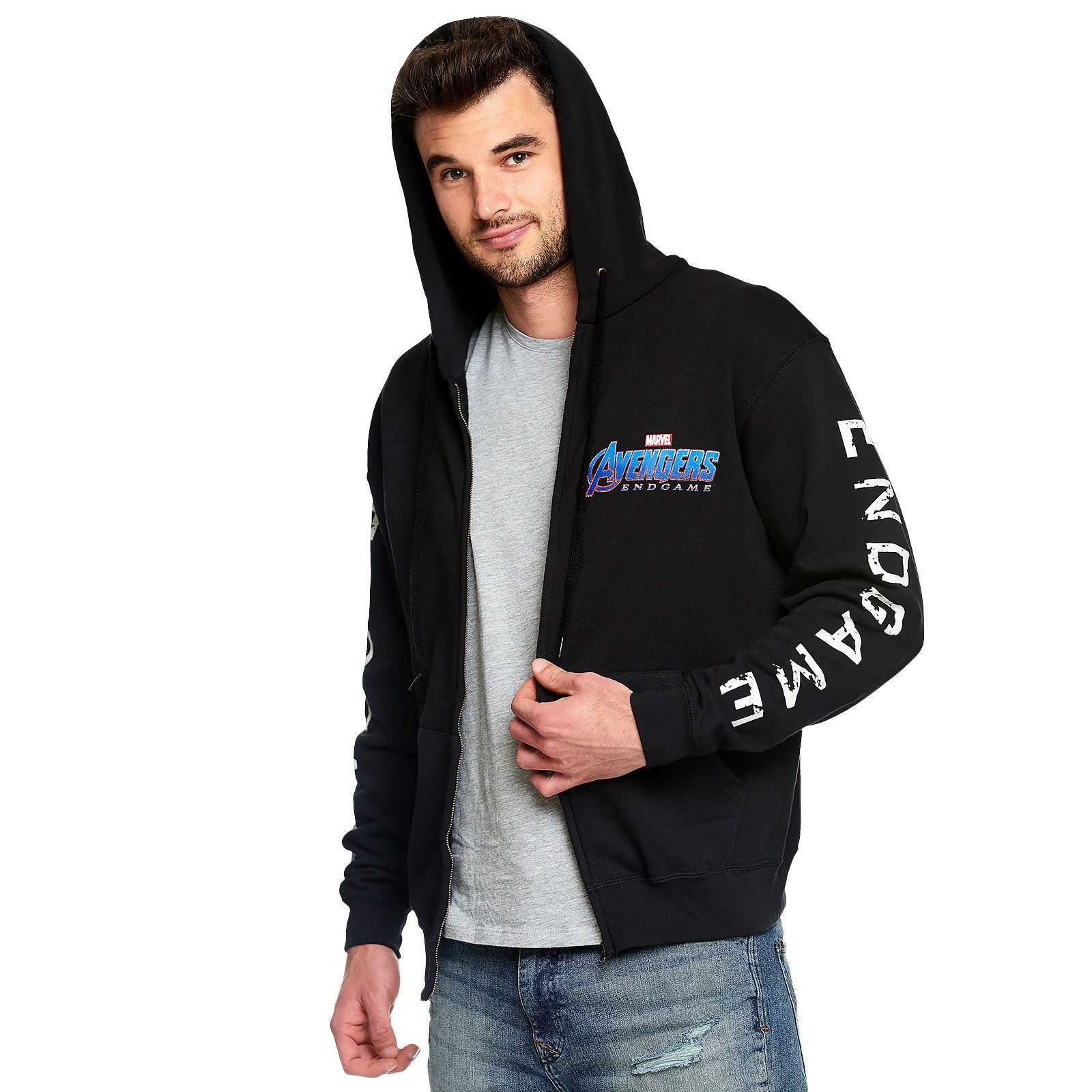 Zdjęcie produktu Avengers - Endgame Logo bluza z kapturem czarna