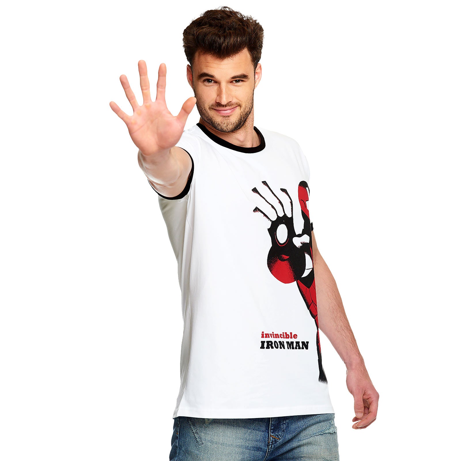 Zdjęcie produktu Avengers - Niezwyciężony Iron Man T-Shirt biały