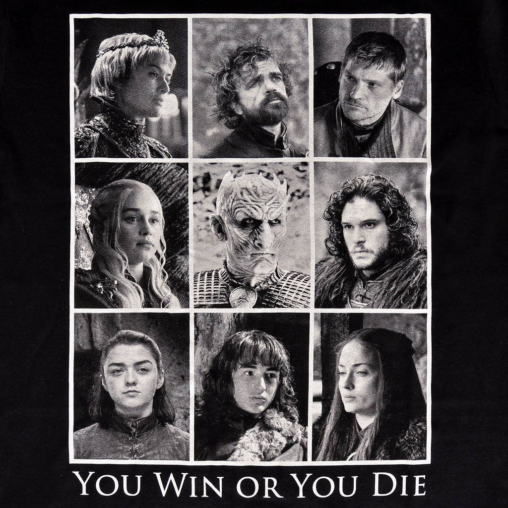 Zdjęcie produktu Game of Thrones - You Win or You Die T-Shirt czarne