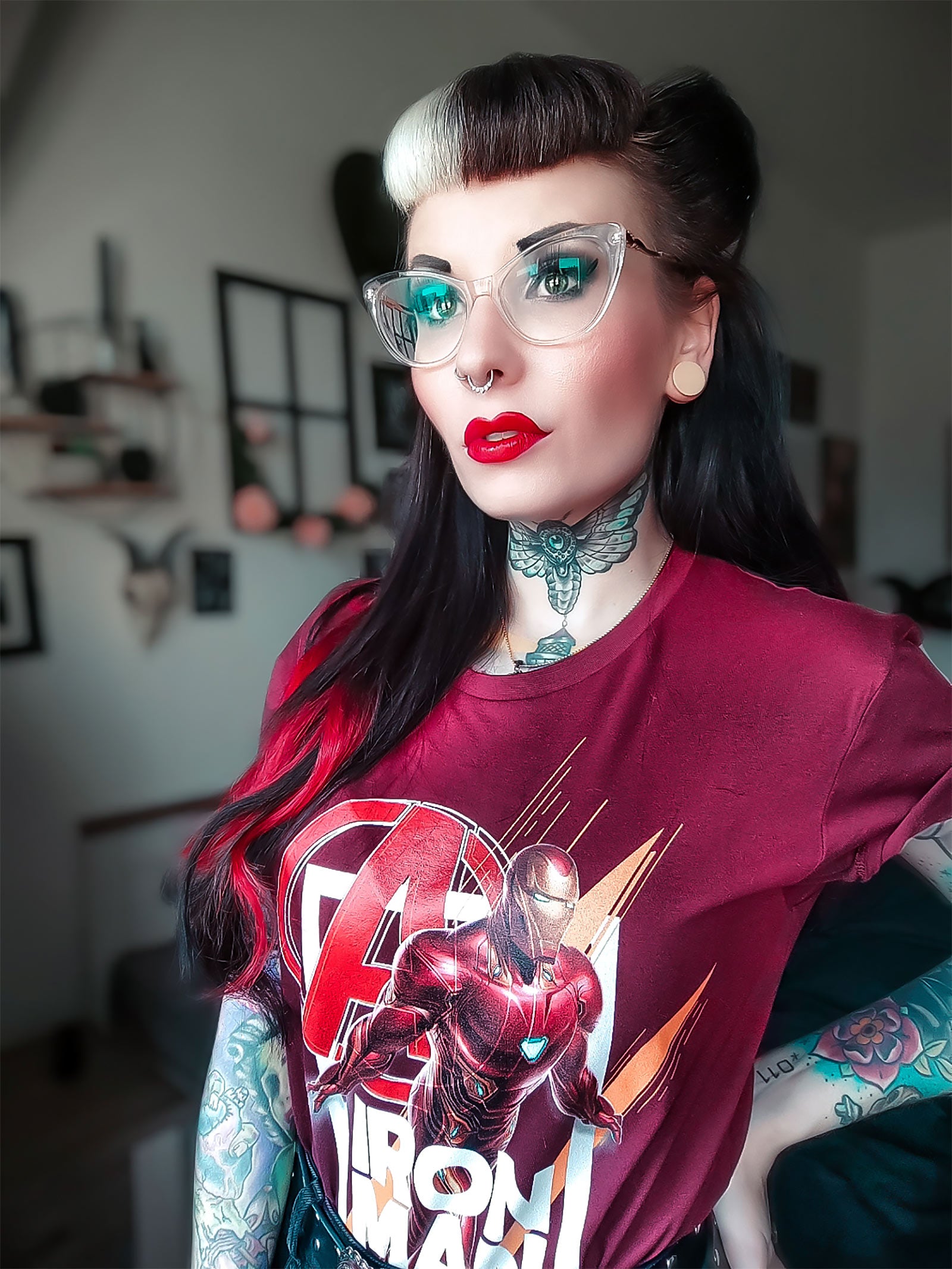 Zdjęcie produktu Avengers - Iron Man Fly T-Shirt czerwony