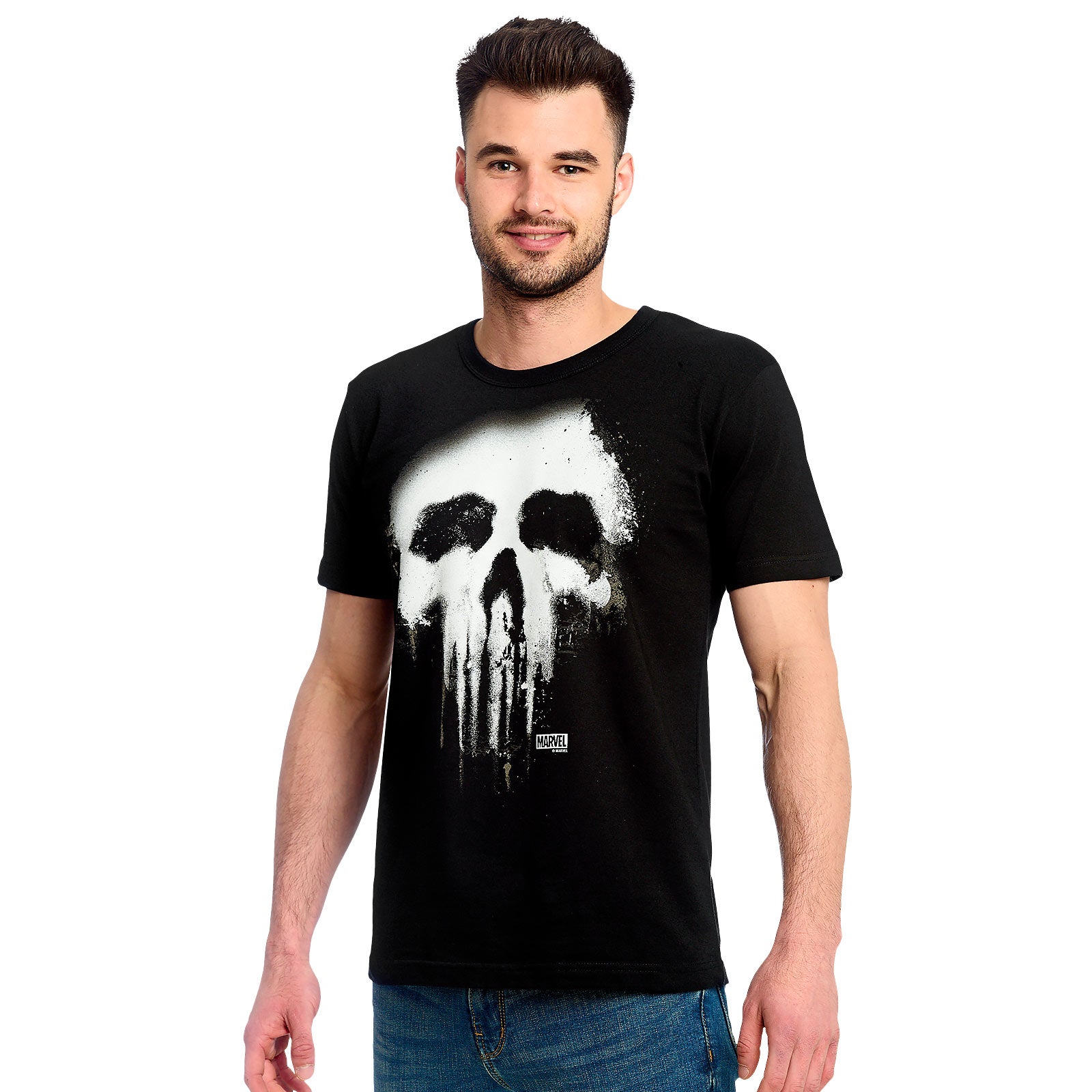Product image Punisher - Faded Skull Logo T-Shirt Black