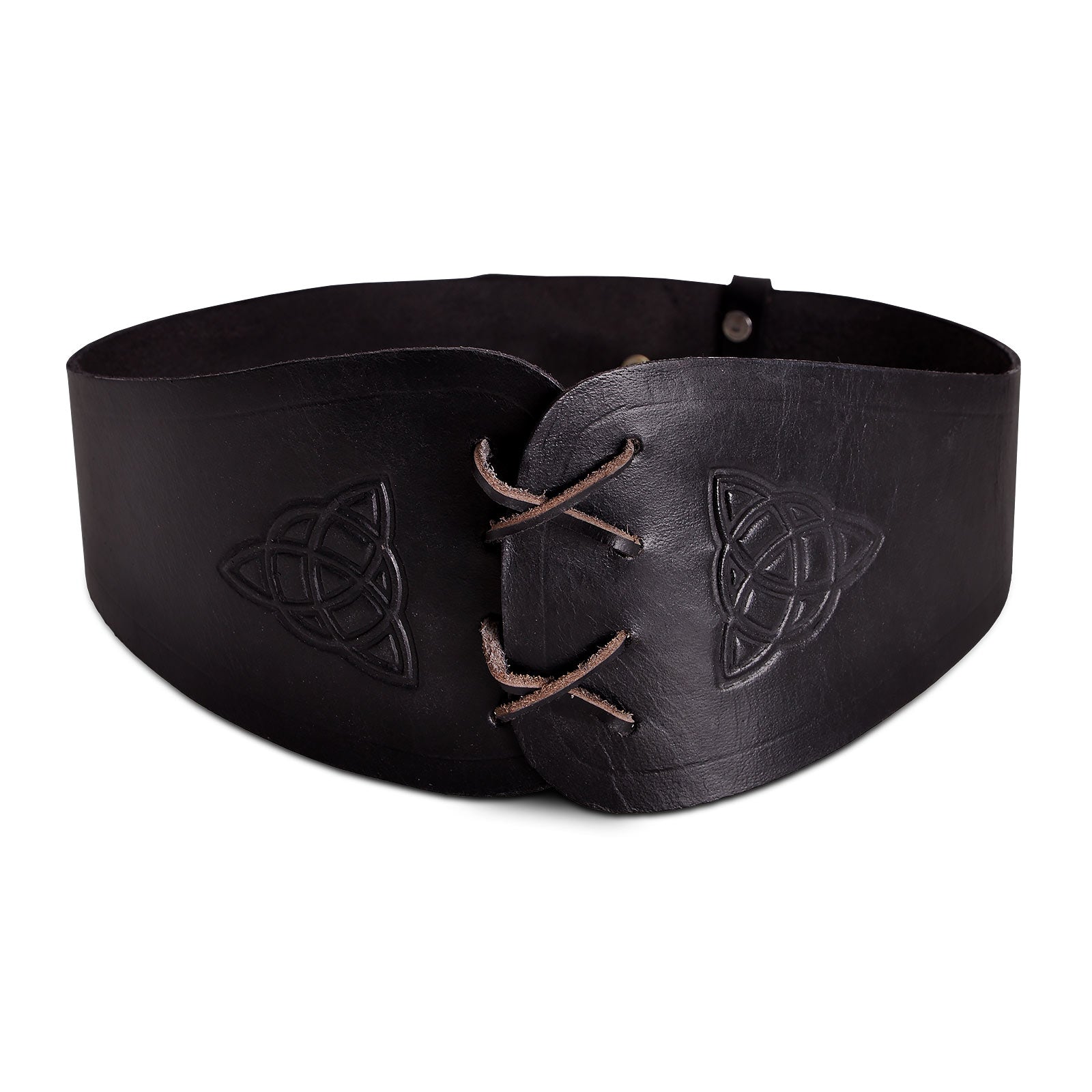 Product image Medieval Waist Cincher Alana with Celtic Embossing Black