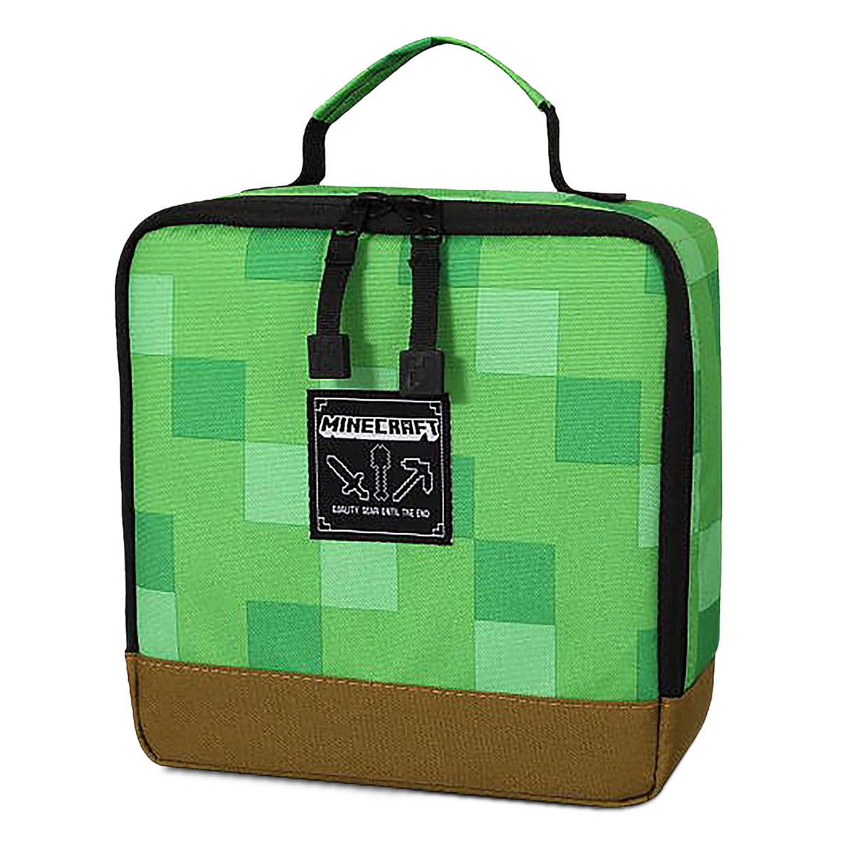 Zdjęcie produktu Minecraft - Pikselowy Blok Lunchbox zielony