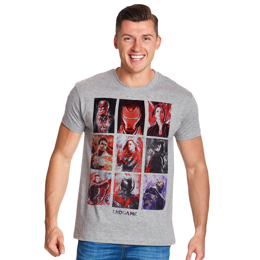Zdjęcie produktu Avengers - Endgame Charakter Portrety T-Shirt szare