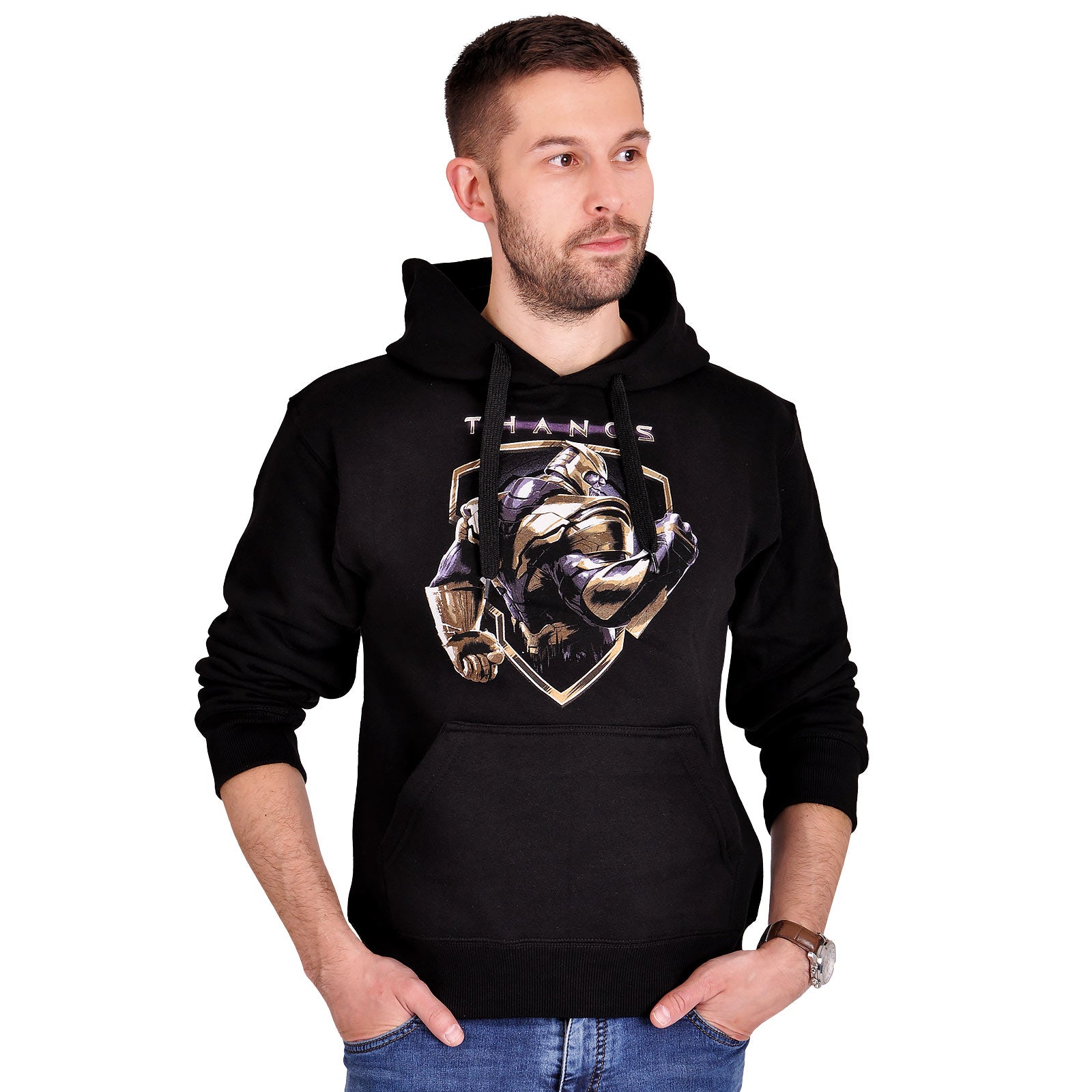 Zdjęcie produktu Avengers - Bluza z kapturem Thanos Crest czarna