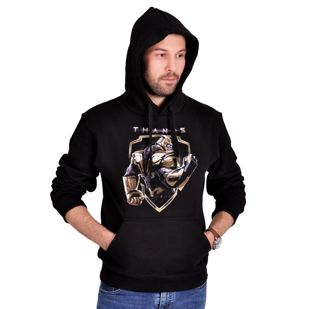 Zdjęcie produktu Avengers - Bluza z kapturem Thanos Crest czarna