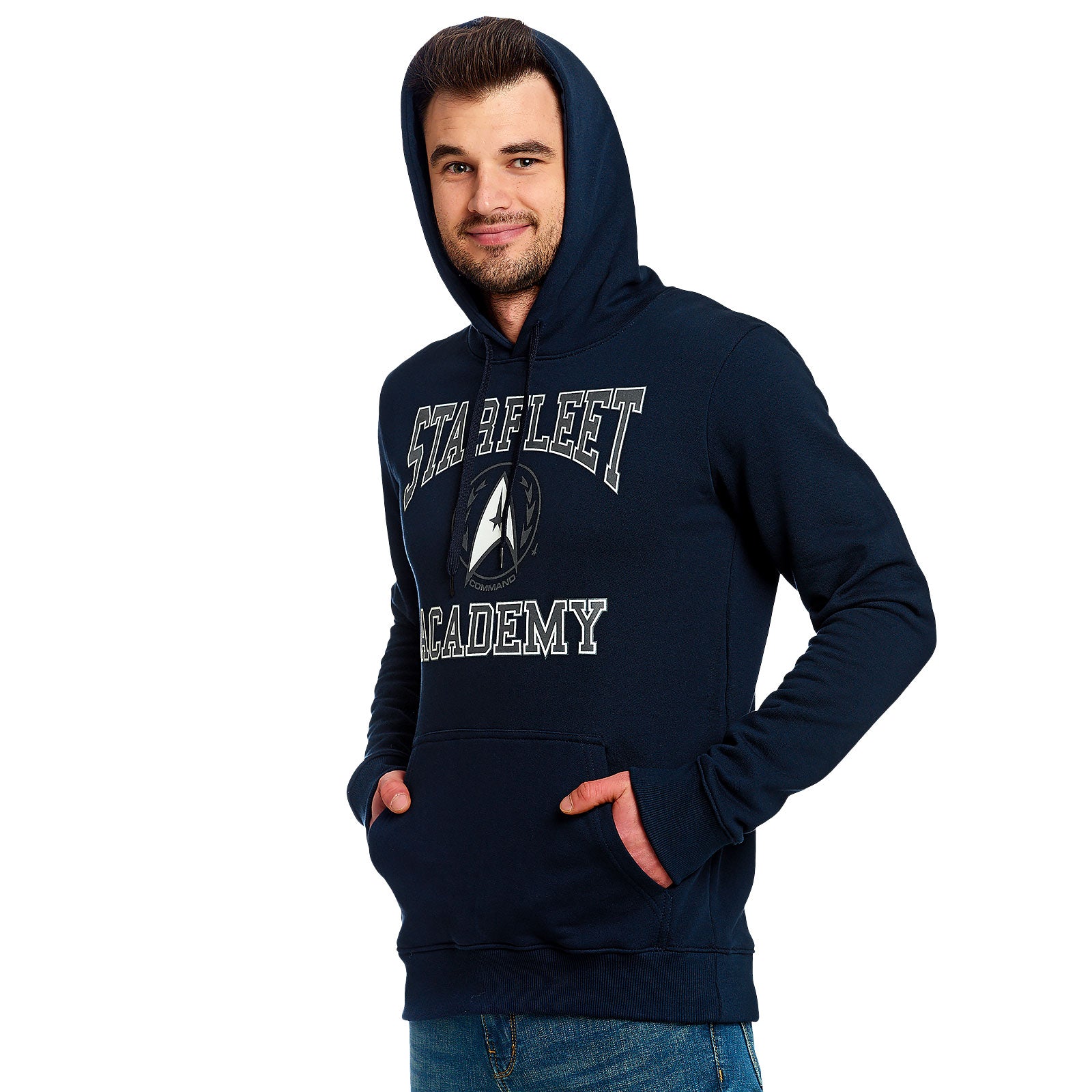 Zdjęcie produktu Star Trek - Starfleet Academy Bluza z kapturem niebieska