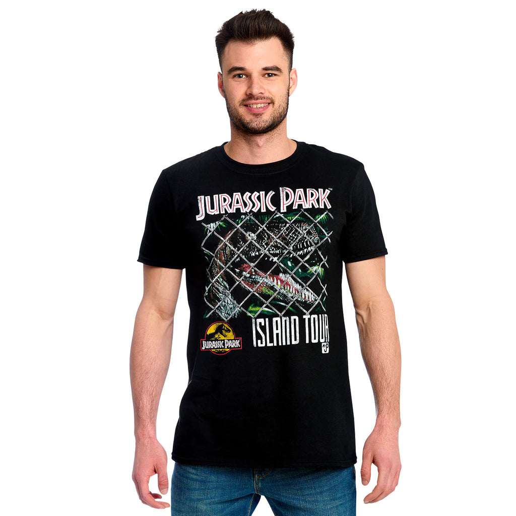 Zdjęcie produktu Jurassic Park - Island Tour T-Shirt czarne
