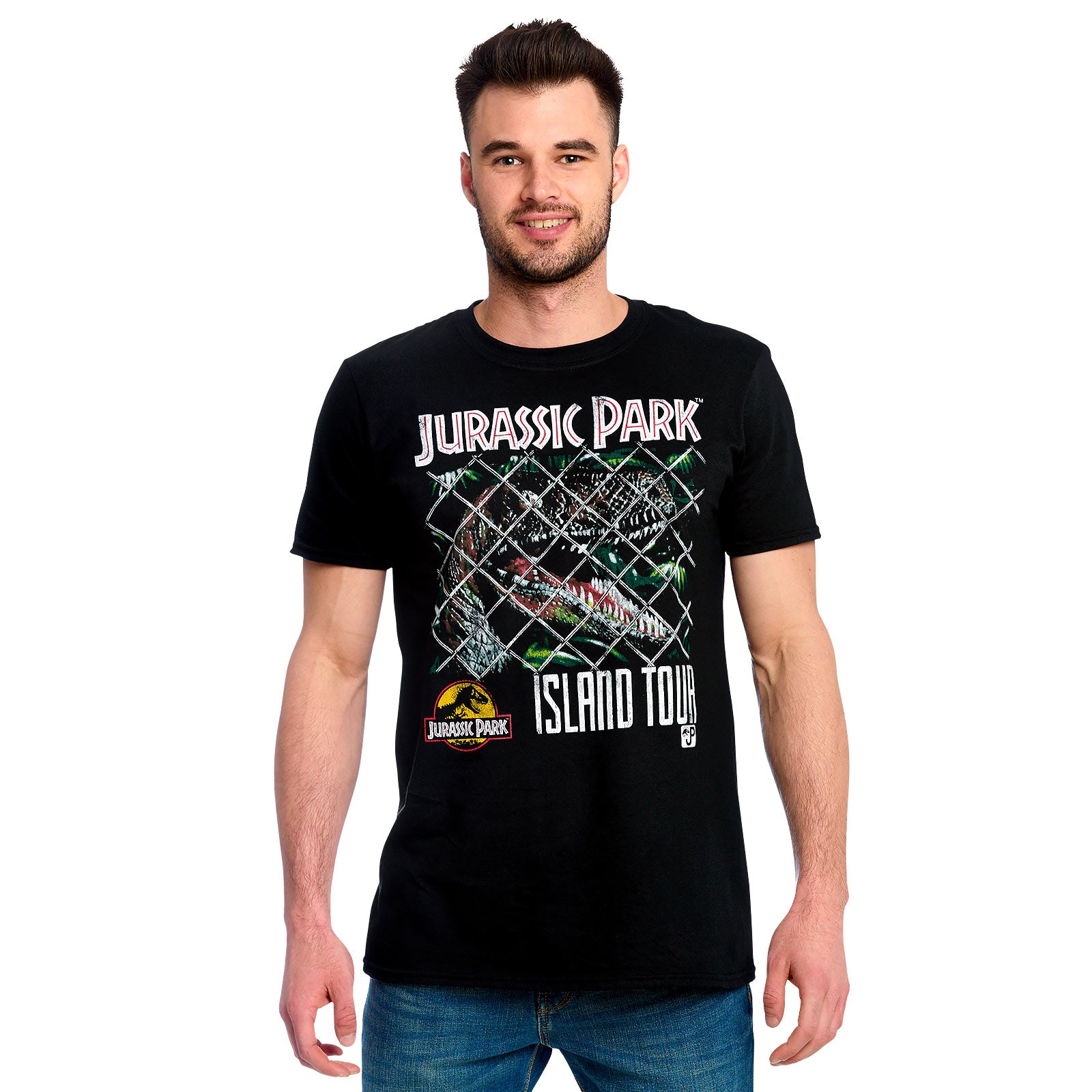 Zdjęcie produktu Jurassic Park - Island Tour T-Shirt czarne