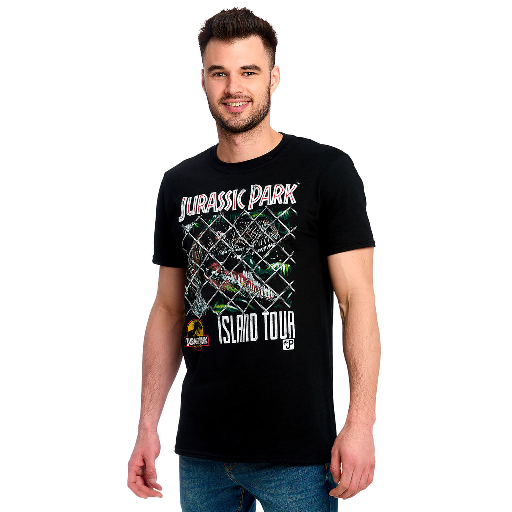 Zdjęcie produktu Jurassic Park - Island Tour T-Shirt czarne