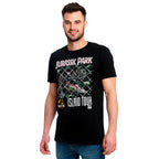 Zdjęcie produktu Jurassic Park - Island Tour T-Shirt czarne