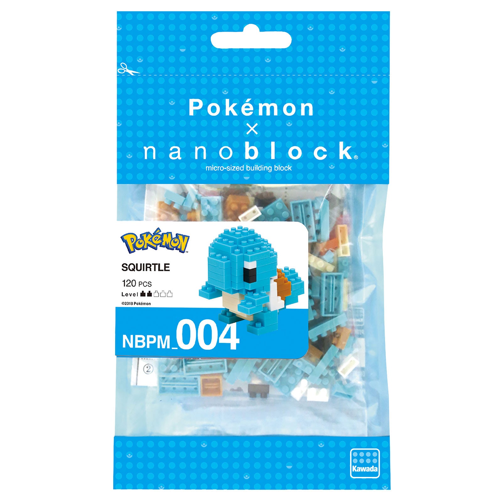Zdjęcie produktu Pokemon - Schiggy nanoblock Mini figurka z klocków