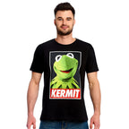 Zdjęcie produktu Muppety - Kermit Plakatowa Koszulka czarna