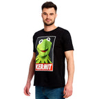Zdjęcie produktu Muppety - Kermit Plakatowa Koszulka czarna