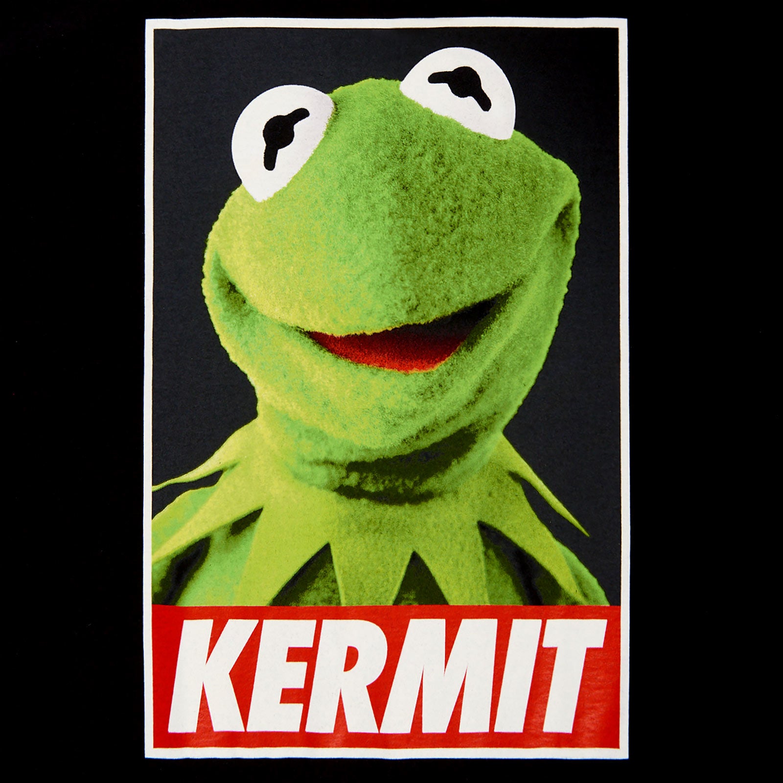 Zdjęcie produktu Muppety - Kermit Plakatowa Koszulka czarna