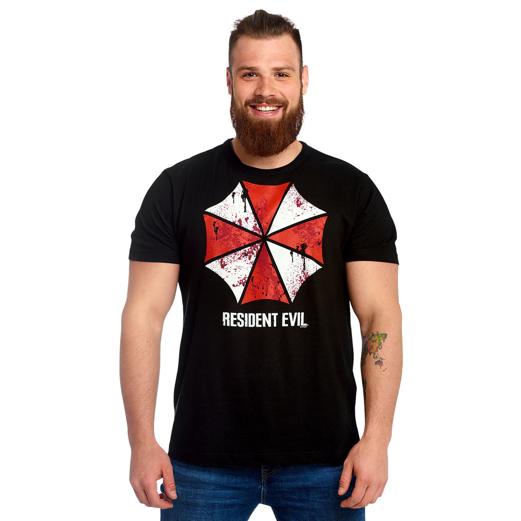Zdjęcie produktu Resident Evil - Koszulka Umbrella Corporation Bloody Logo czarna