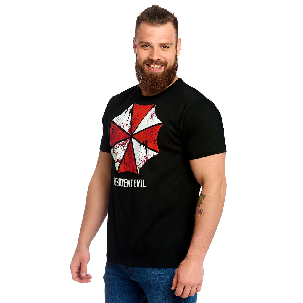 Zdjęcie produktu Resident Evil - Koszulka Umbrella Corporation Bloody Logo czarna