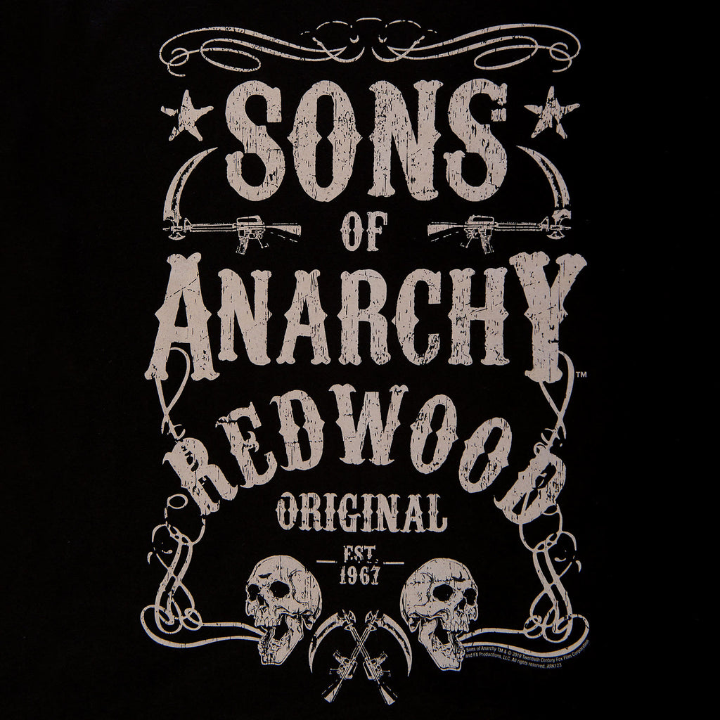 Zdjęcie produktu Sons of Anarchy - Redwood Original Est. 1967 T-Shirt czarny