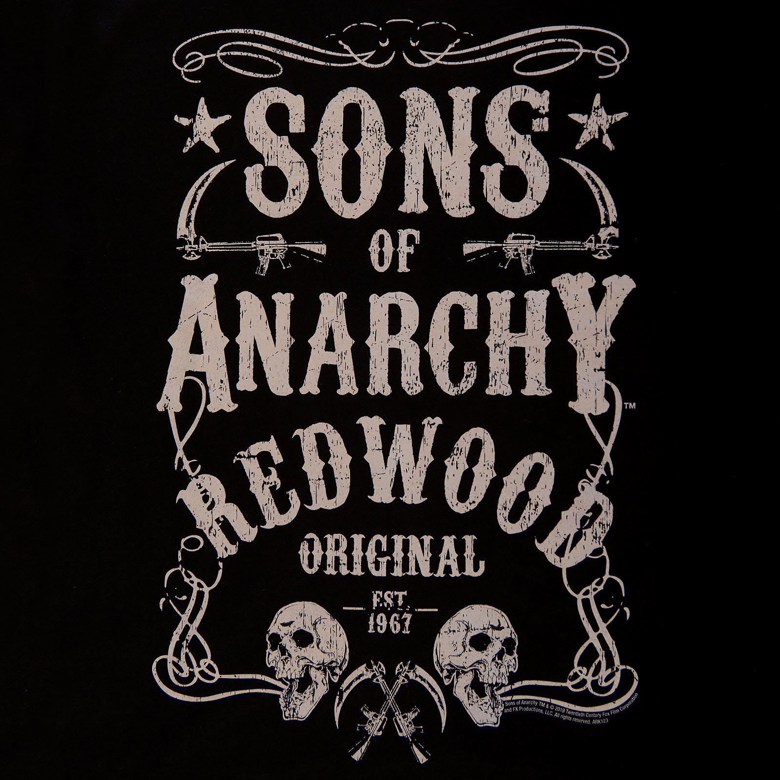 Zdjęcie produktu Sons of Anarchy - Redwood Original Est. 1967 T-Shirt czarny