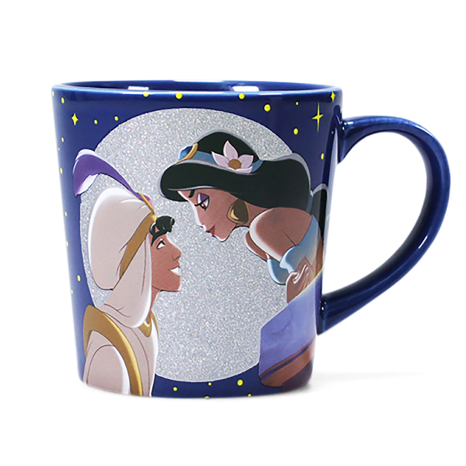 Zdjęcie produktu Kubek z brokatem Aladyn i Dżasmina