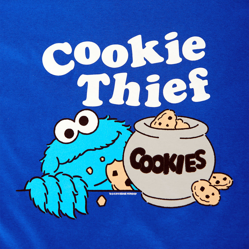 Zdjęcie produktu Ulica Sezamkowa - Koszulka Cookie Thief niebieska