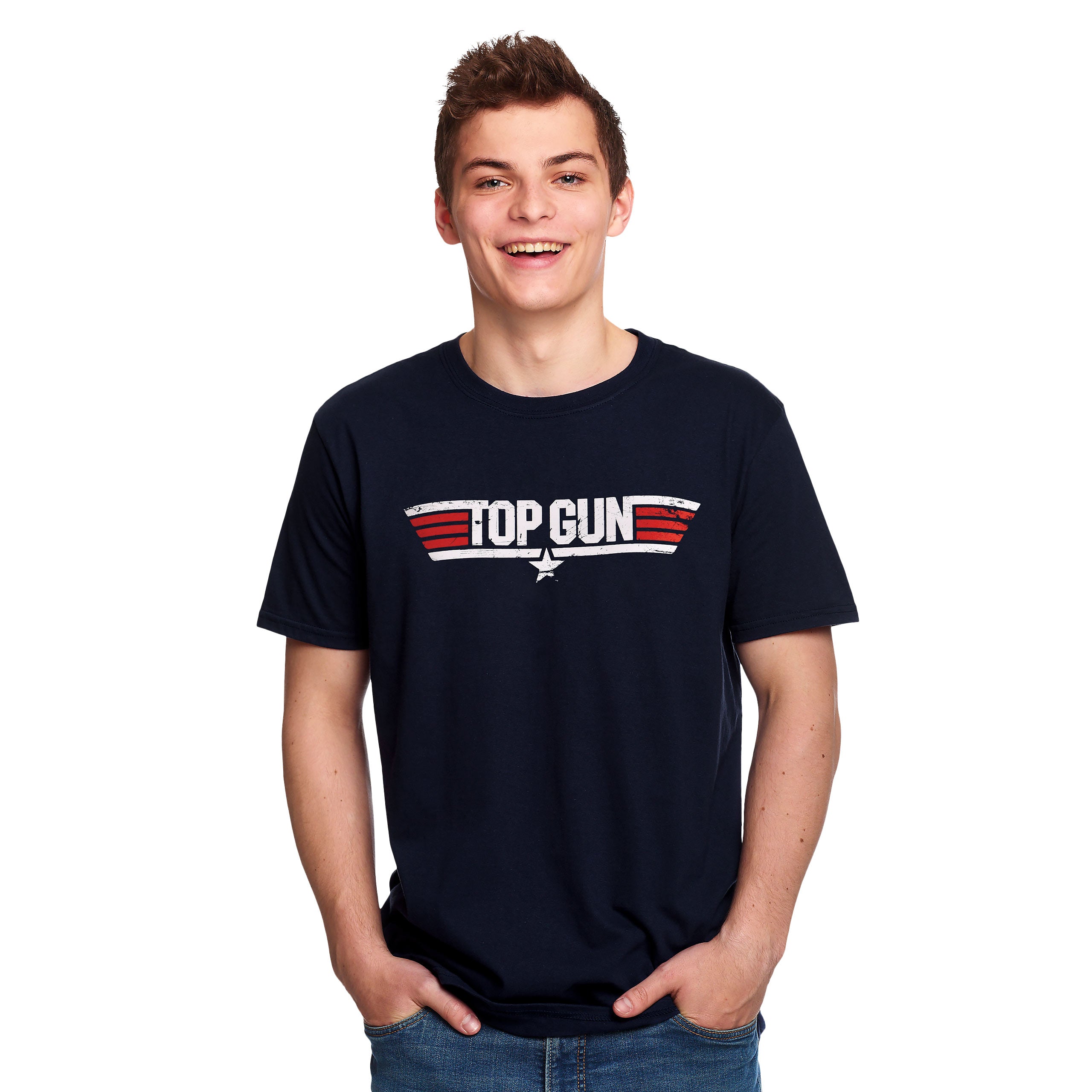 Zdjęcie produktu Top Gun - Logo T-Shirt niebieskie