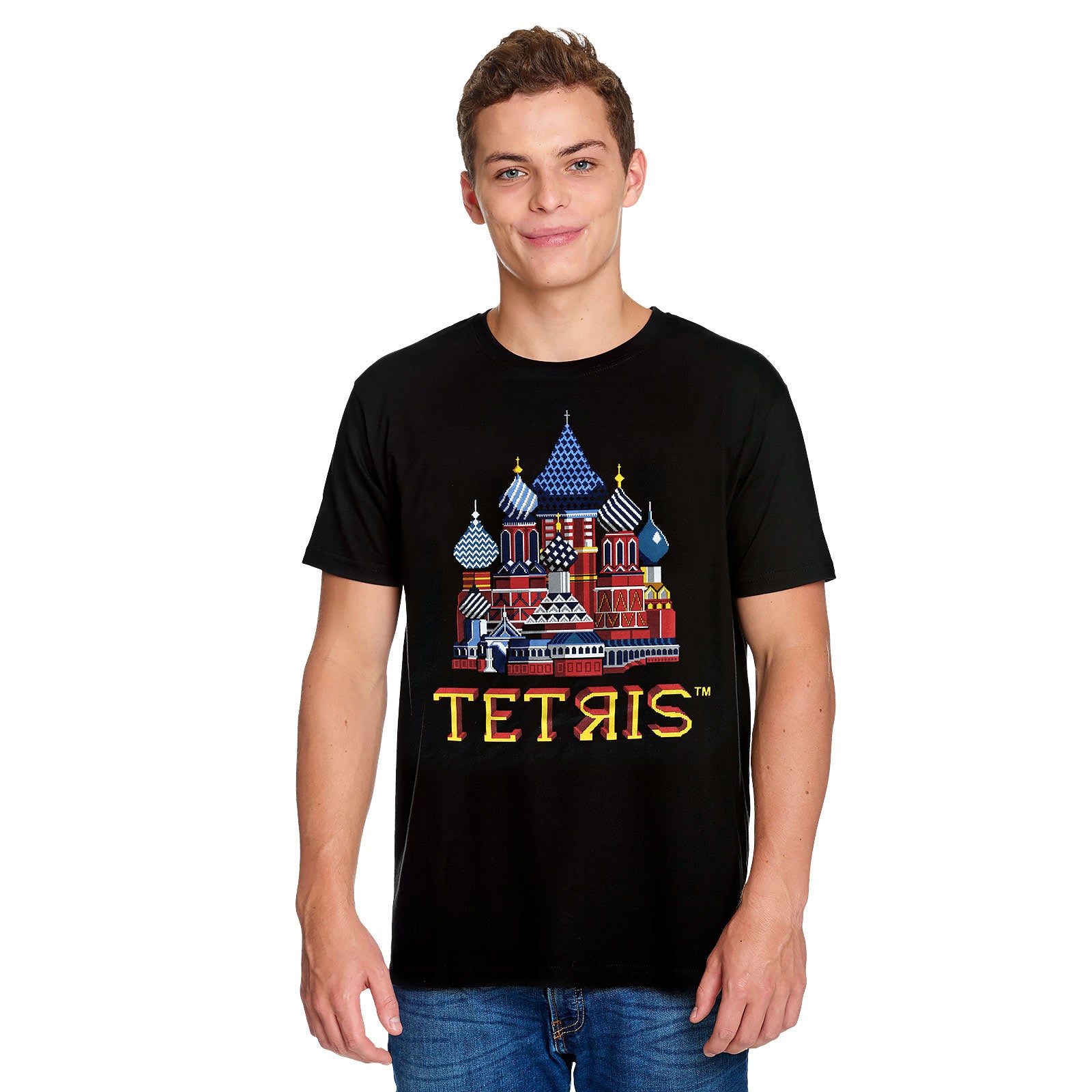 Zdjęcie produktu Tetris - Czerwony Plac Title Screen Koszulka czarna