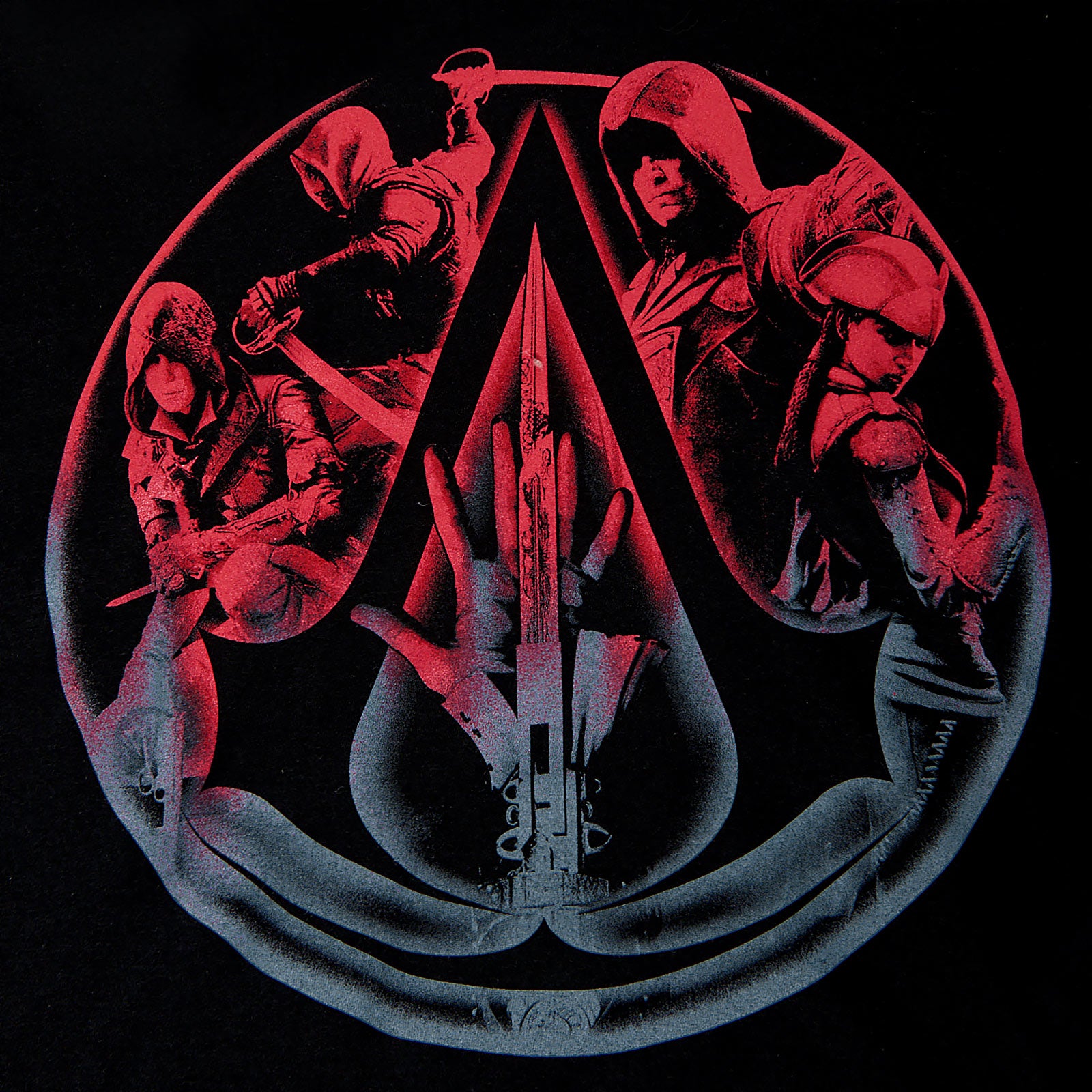 Product image Assassins Creed - Characters & Hidden Blade T-Shirt black