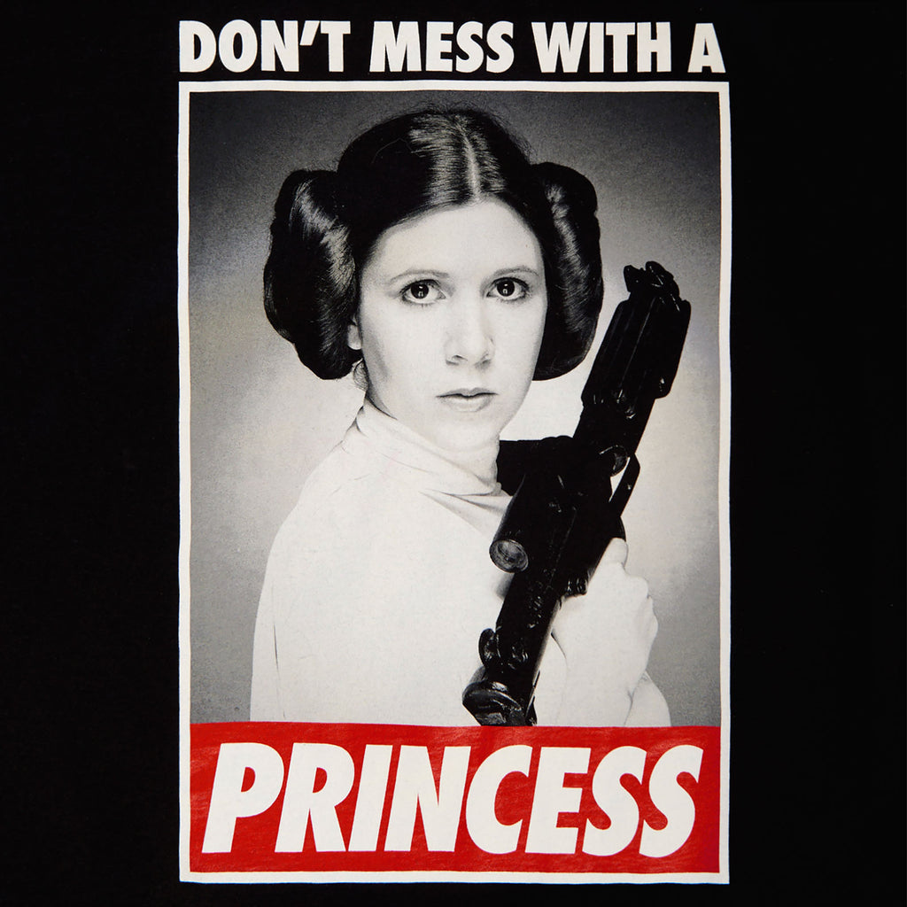 Zdjęcie produktu Star Wars - Leia Nie zadzieraj z księżniczką T-Shirt czarny
