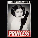 Zdjęcie produktu Star Wars - Leia Nie zadzieraj z księżniczką T-Shirt czarny