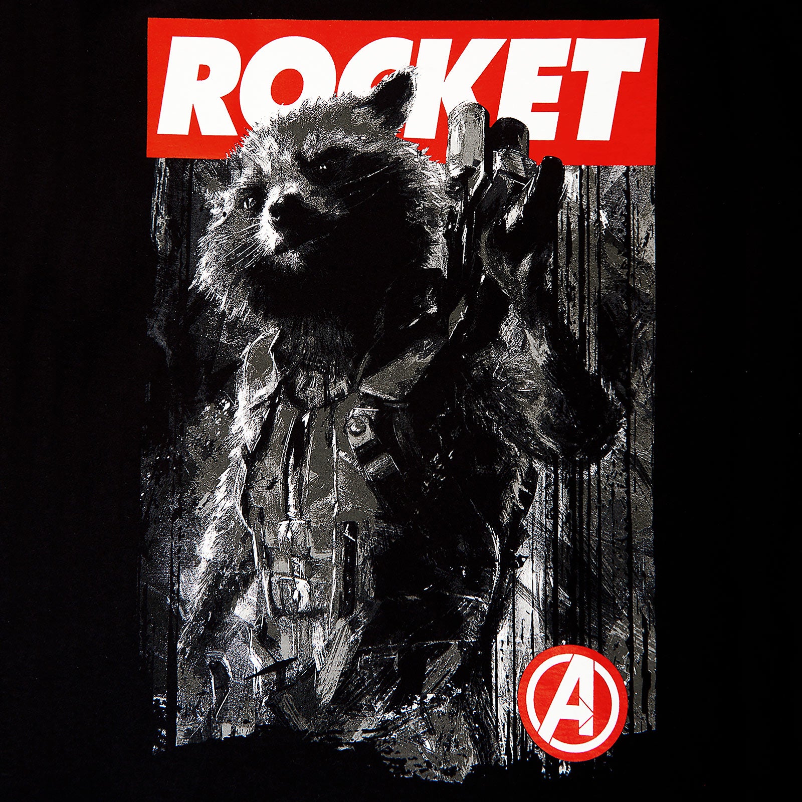 Zdjęcie produktu Avengers - Rocket Raccoon T-Shirt czarne