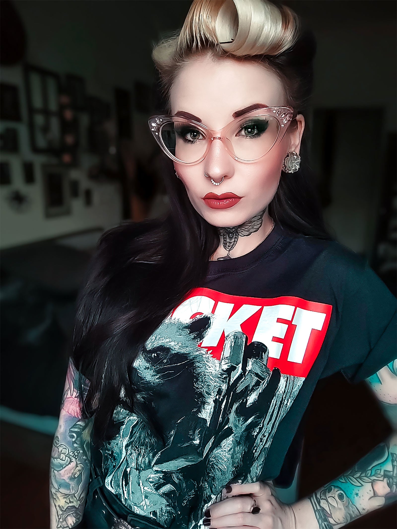 Zdjęcie produktu Avengers - Rocket Raccoon T-Shirt czarne