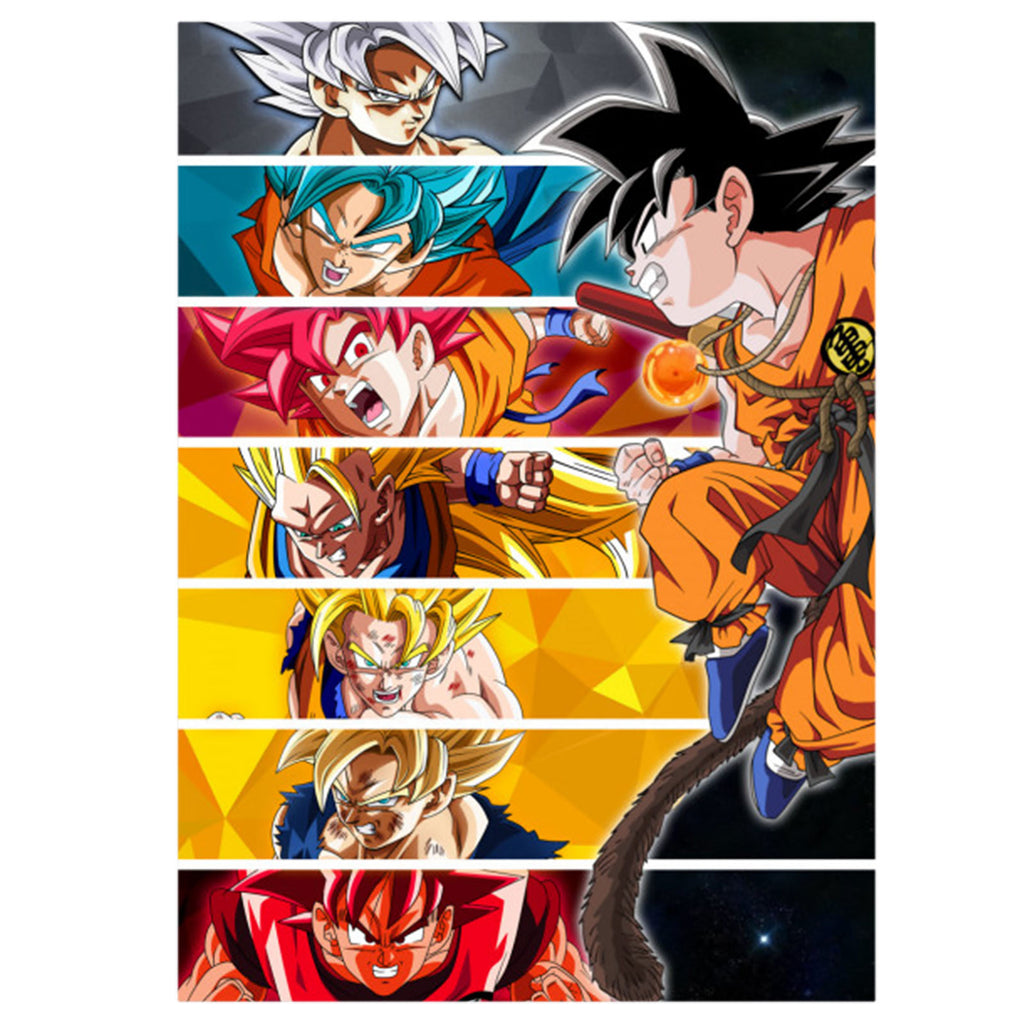 Zdjęcie produktu Goku Metalowy Plakat dla Fanów Dragon Ball