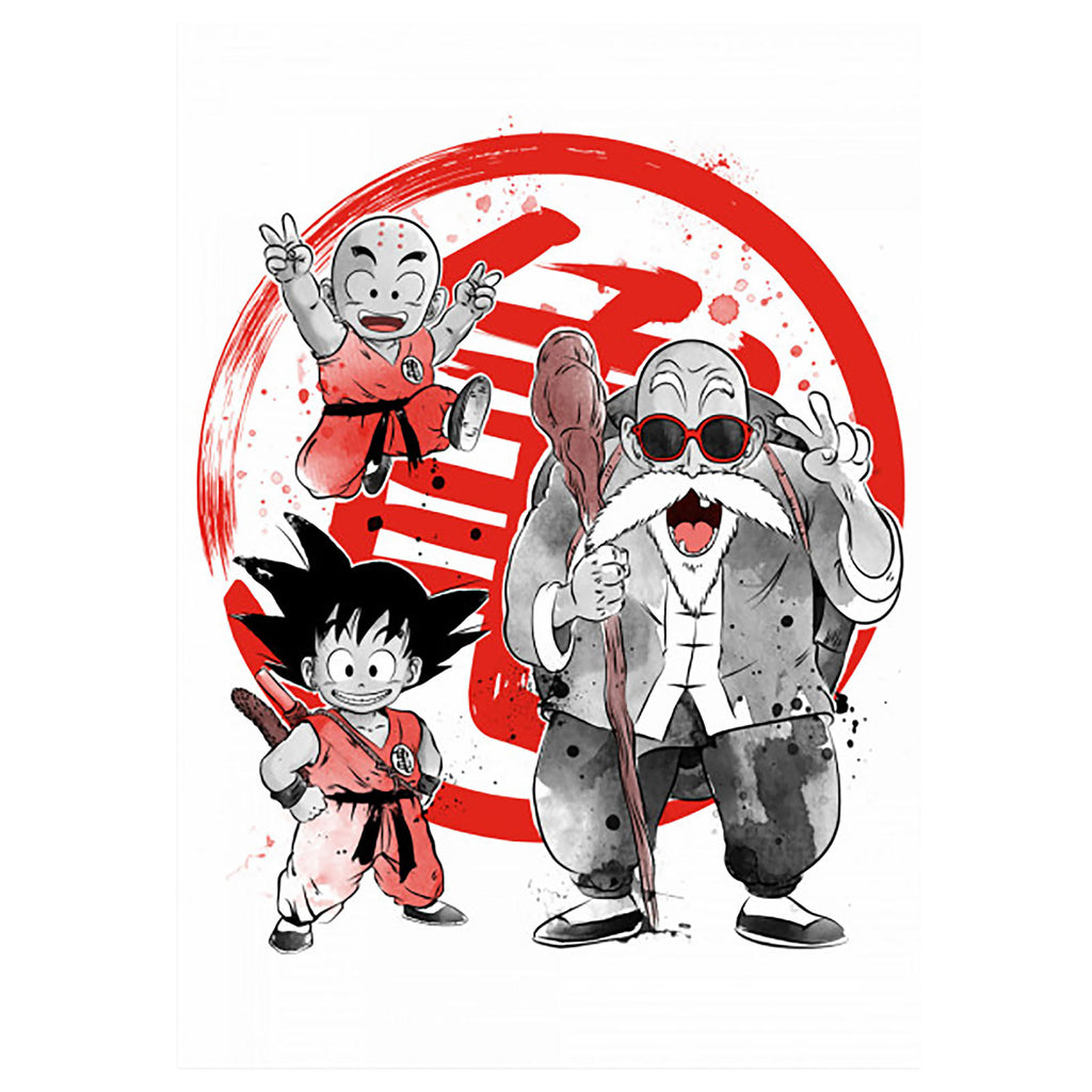 Zdjęcie produktu Plakat metalowy Kame School dla fanów Dragon Ball