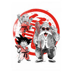 Zdjęcie produktu Plakat metalowy Kame School dla fanów Dragon Ball