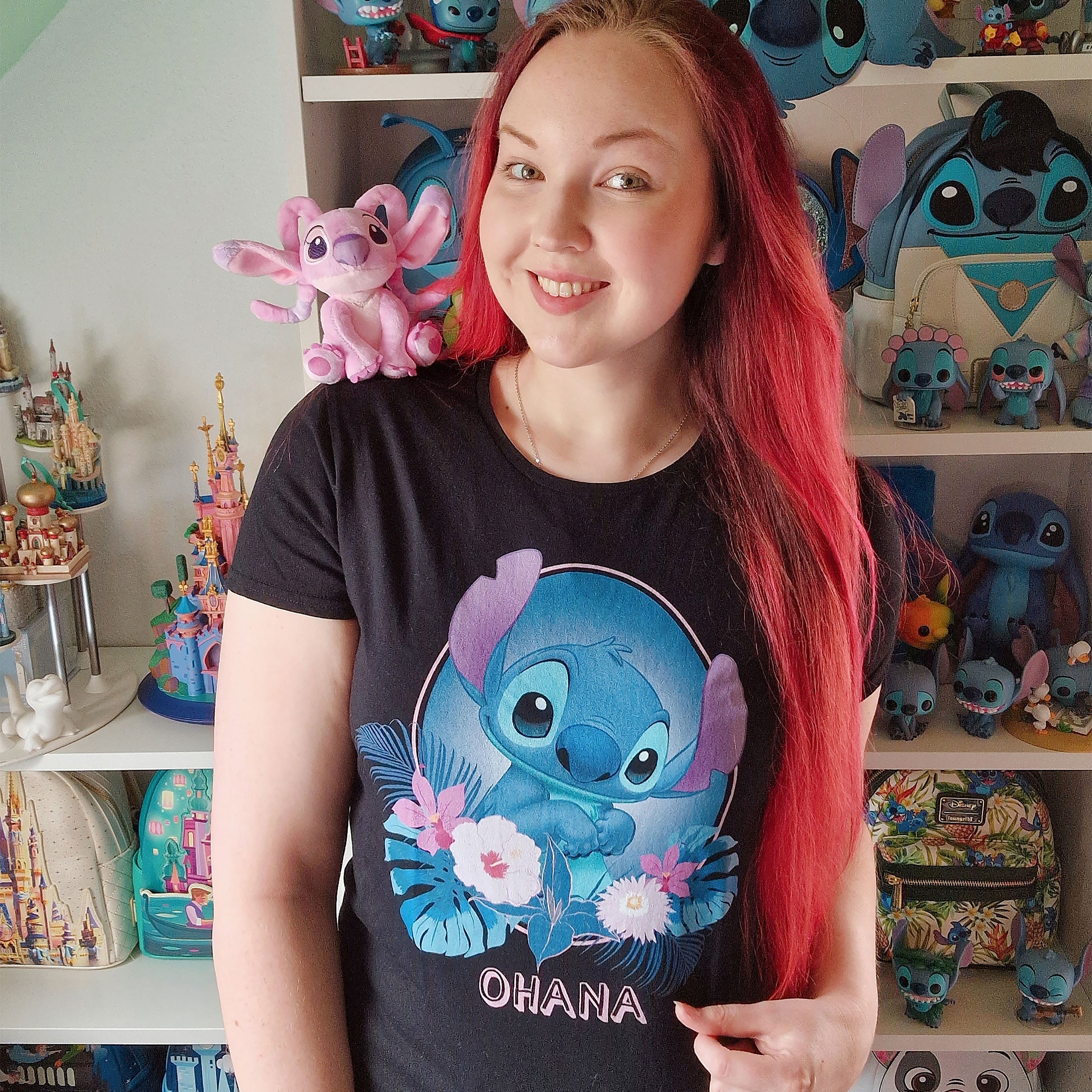 Zdjęcie produktu Lilo & Stitch - Ohana Koszulka damska czarna