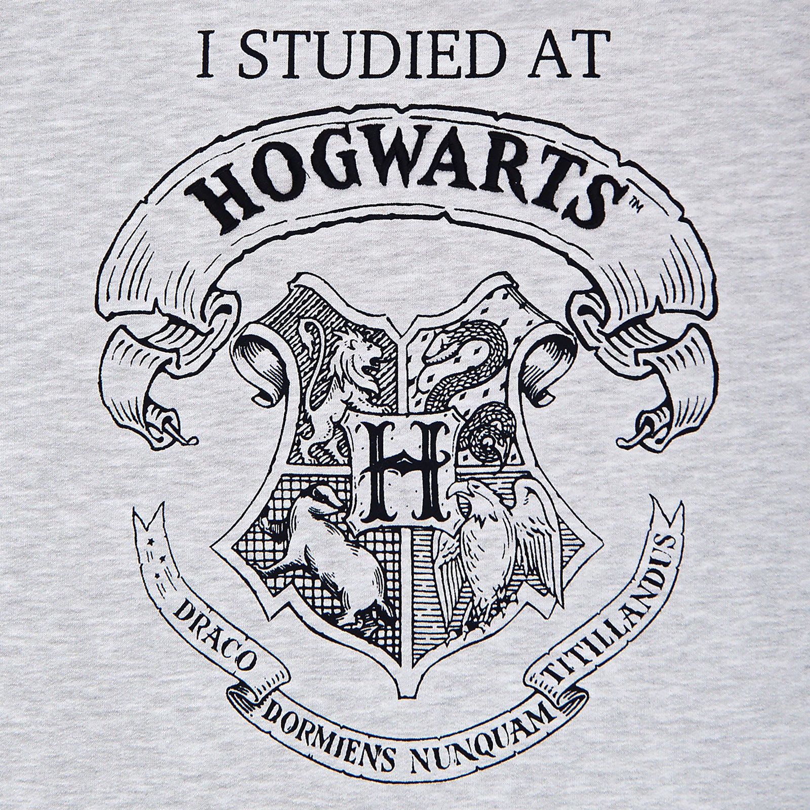 Zdjęcie produktu Harry Potter - Studiowałam w Hogwarcie Damski Sweter szary