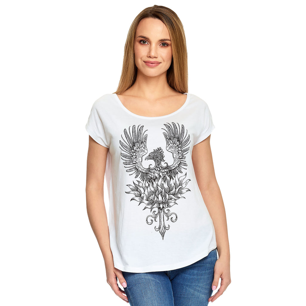 Zdjęcie produktu Harry Potter - Feniks T-Shirt damski biały