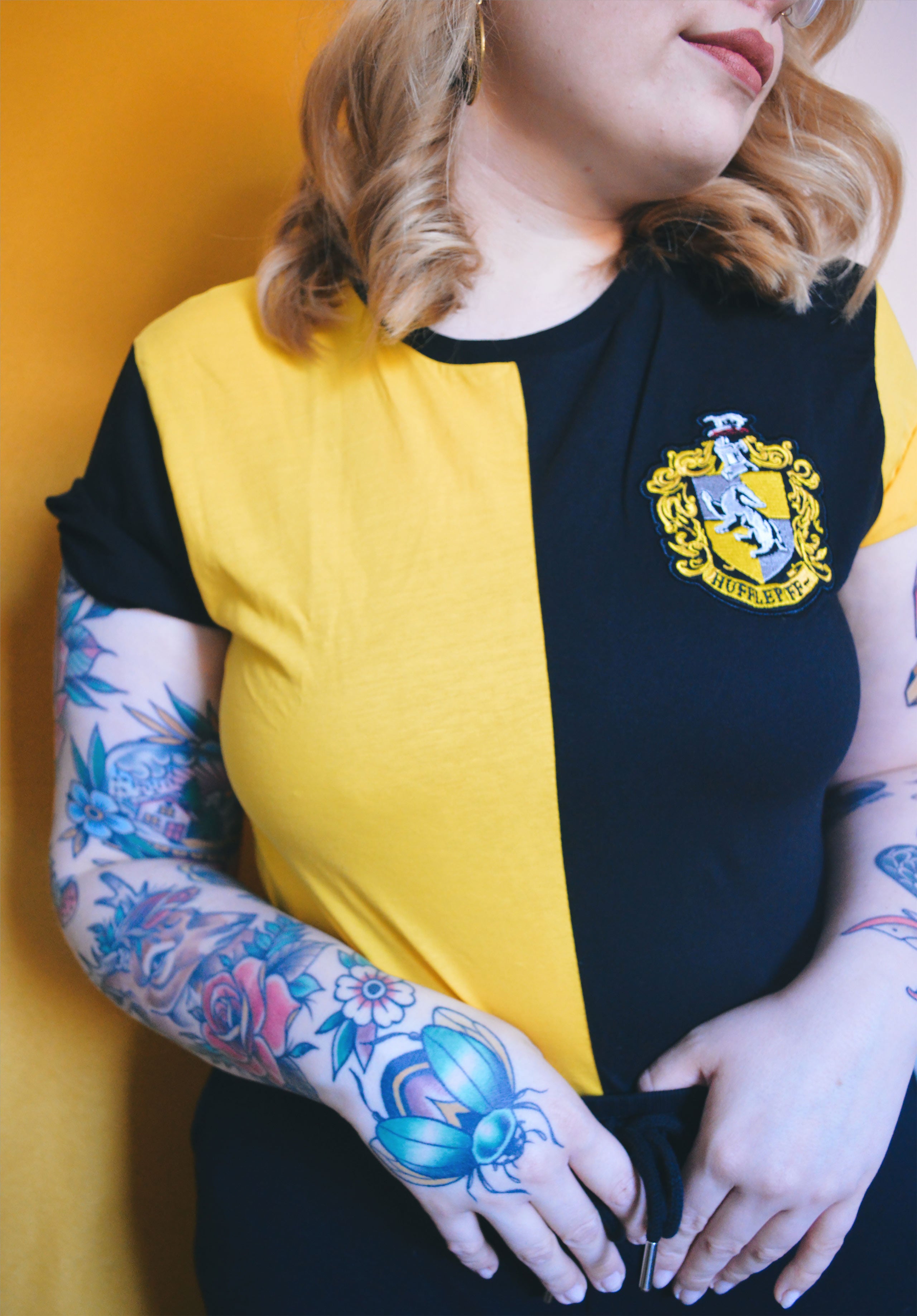 Zdjęcie produktu Harry Potter - Koszulka Turniejowa Hufflepuff żółto-czarna