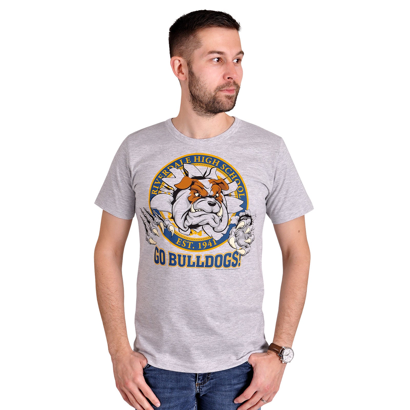 Zdjęcie produktu Riverdale - Go Bulldogs! Koszulka szara