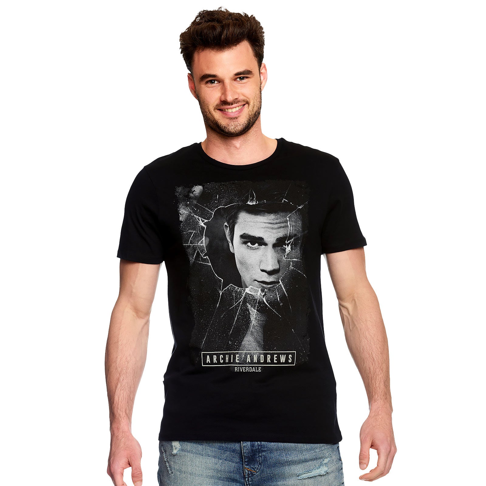 Zdjęcie produktu Riverdale - Archie Andrews Broken Glass T-Shirt czarne