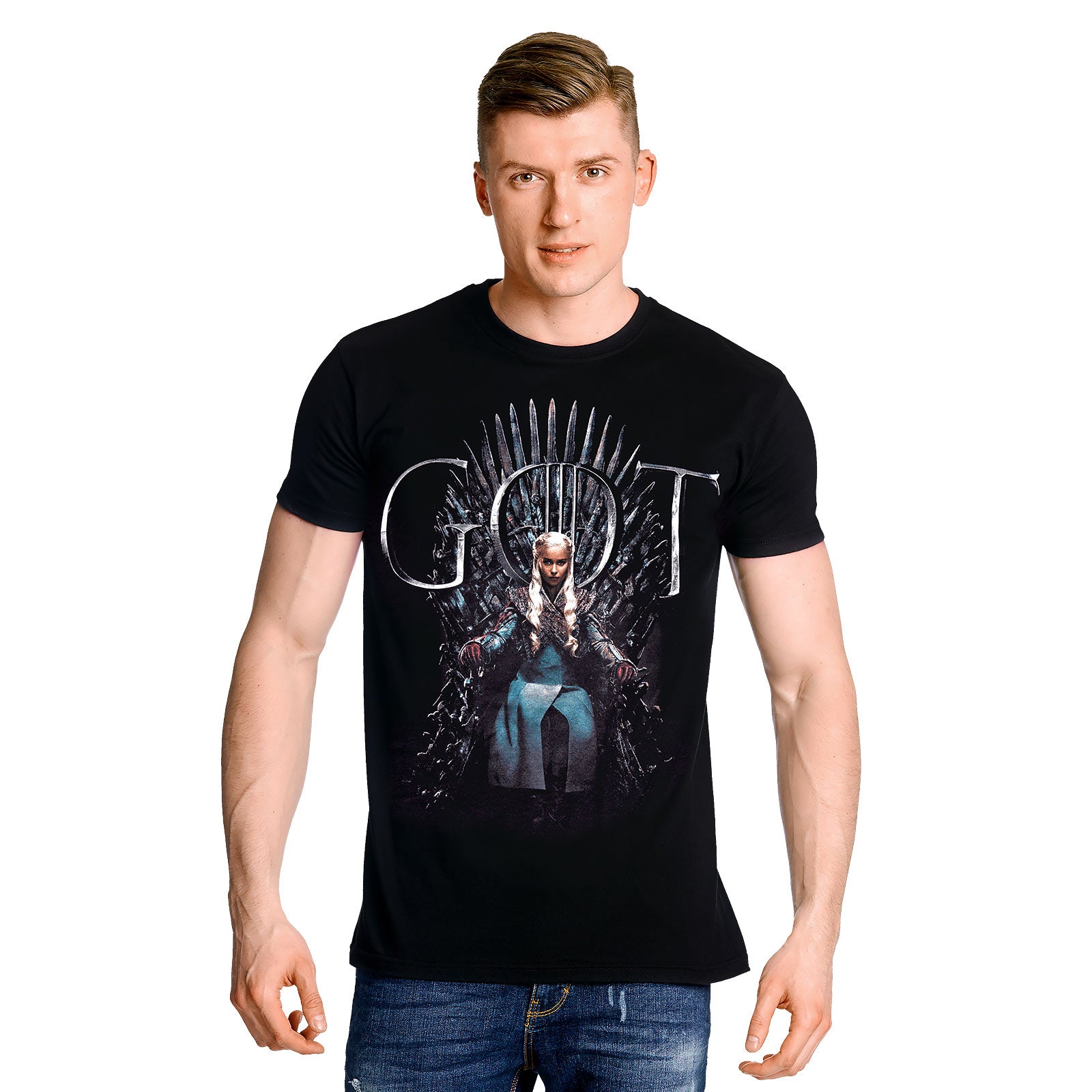 Zdjęcie produktu Gra o Tron - Daenerys For The Throne T-Shirt czarny