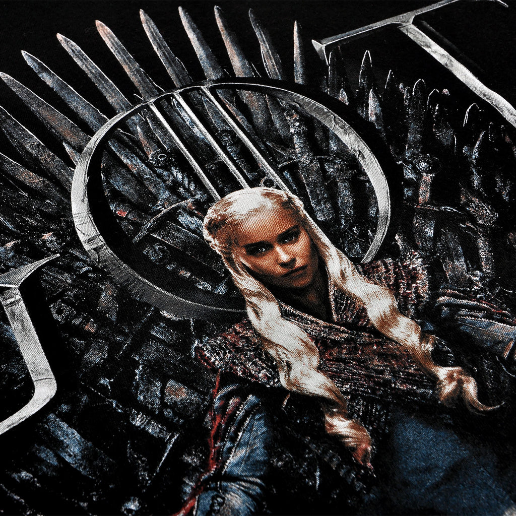 Zdjęcie produktu Gra o Tron - Daenerys For The Throne T-Shirt czarny