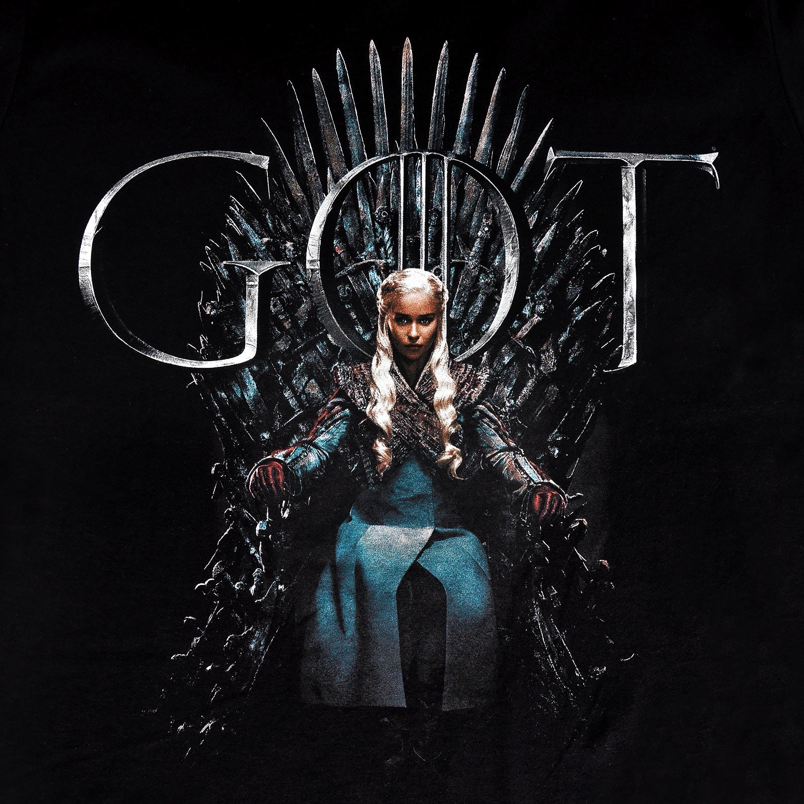 Zdjęcie produktu Gra o Tron - Daenerys For The Throne T-Shirt czarny