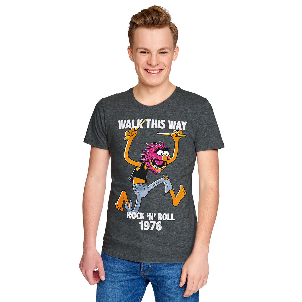 Zdjęcie produktu Muppety - Animal Walk This Way T-Shirt szary