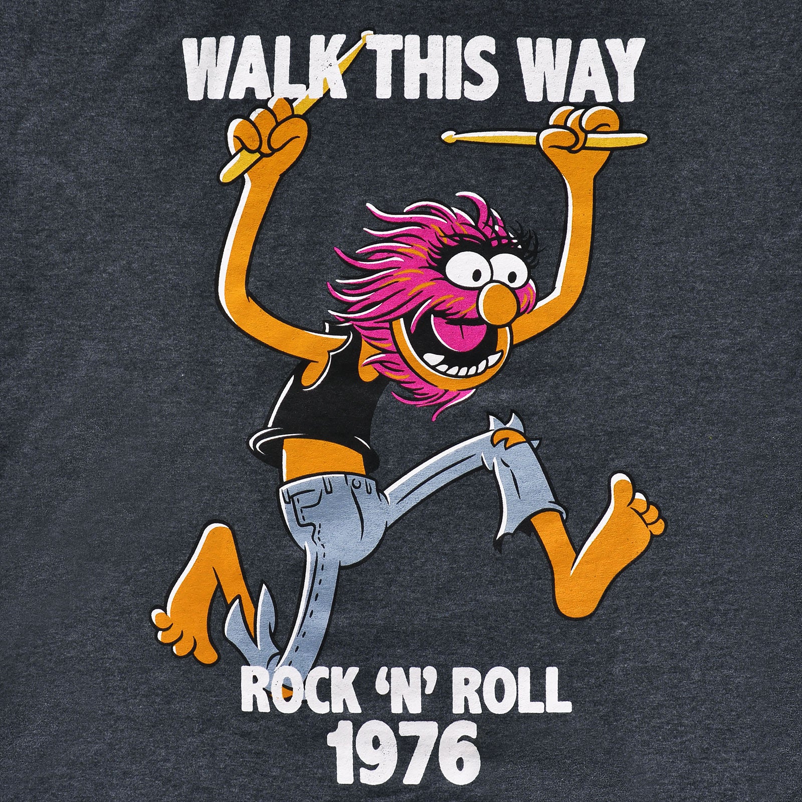 Zdjęcie produktu Muppety - Animal Walk This Way T-Shirt szary